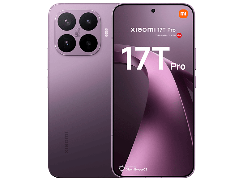 Xiaomi 17T Pro Morado 512 GB 12 GB RAM 6.83 pOLED MediaTek Dimensity 9500 7000 mAh