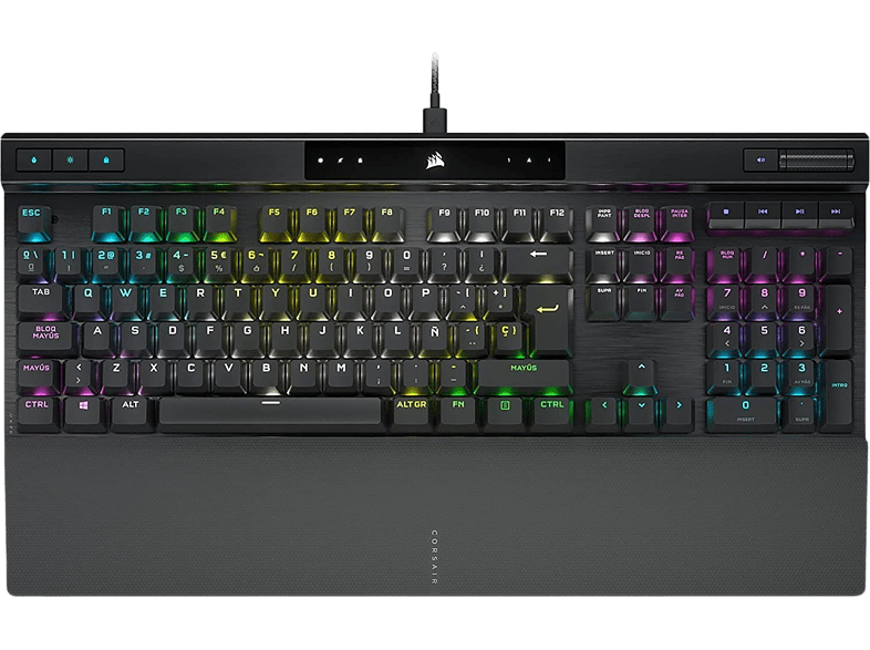 Corsair K70 USB Retroiluminación RGB Negro
