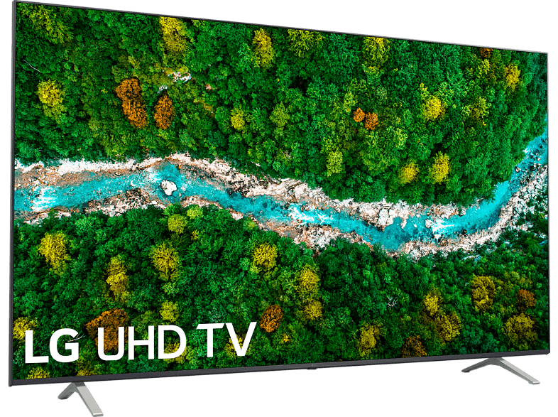LG 75UP77109LC UHD 4K Imagen 4k Quad Core Smart TV DVB-T2 (H.265) Negro