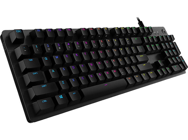 Logitech G512 Carbon Cable Mecánico Iluminación RGB + Lightsync GX Brown Funciones específicas gaming Negro