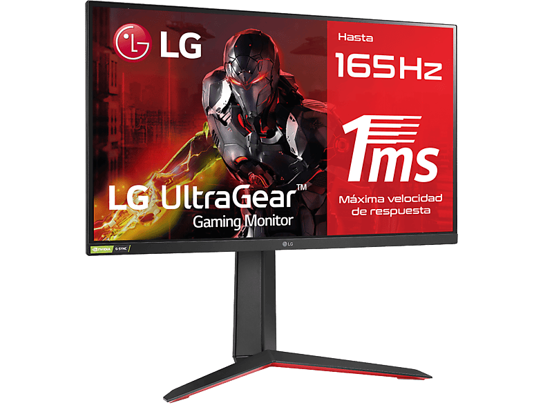 LG 27GP850P-B 27 QHD 1ms 165 Hz HDMI x2 DisplayPort x1 Negro Mate