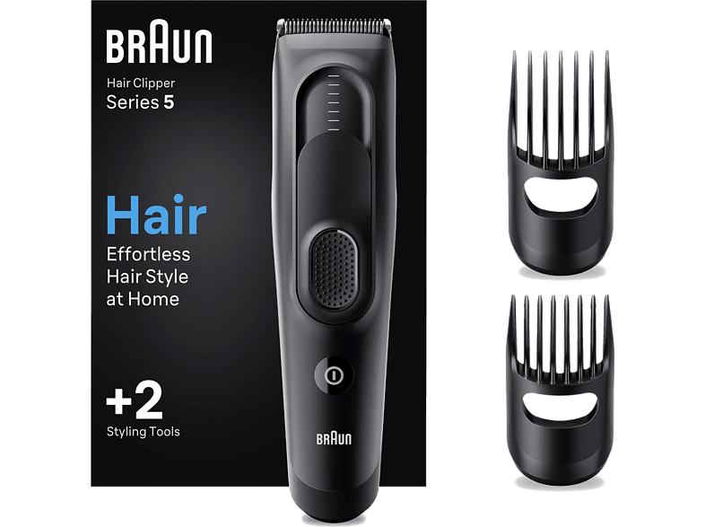 Braun Series 5 HC5330 Cortapelos con Memoria SafetyLock 2 Peines 17 Longitudes 50 min autonomía