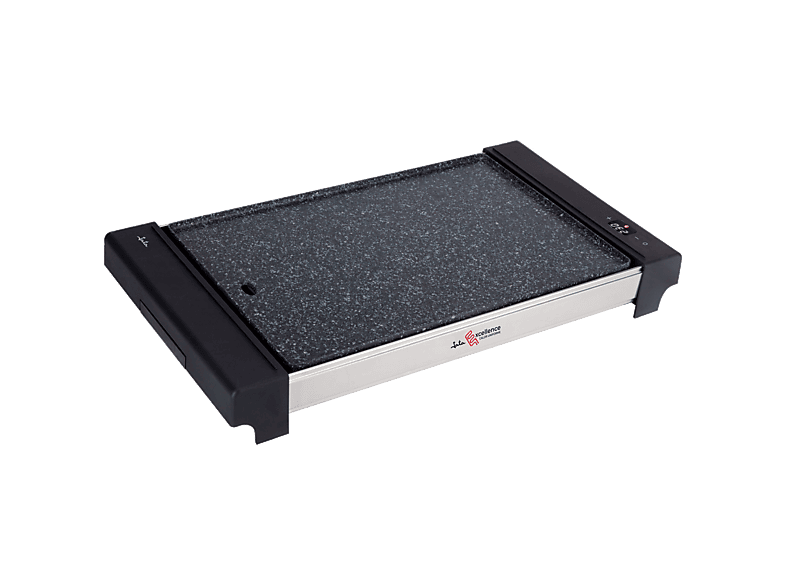 Jata JEGR3000 2700W Recubrimiento antiadherente Pfluon Granite Black libre de PFOA 480 x 320 mm Control Electrónico Negro