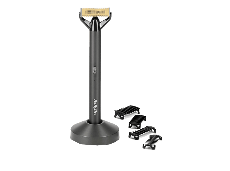 BaByliss X-BLADE Super-X 4 Peines Guía (1 mm 2 mm 3 mm y 5 mm) 45 min Autonomía Para Barba IPX7 Metal Black