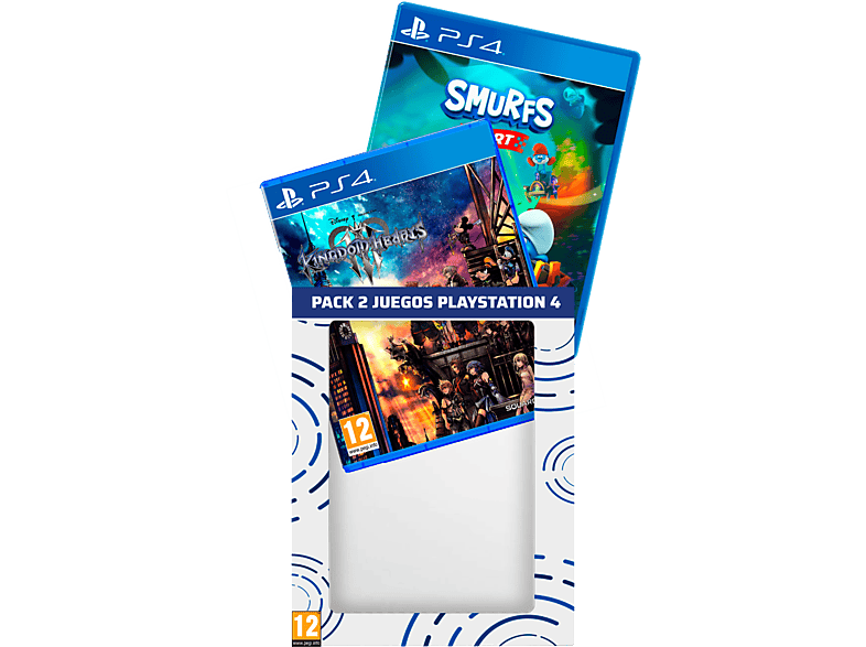 PS4 Kingdom Hearts 3 & Pitufos Karts (Pack de 2)