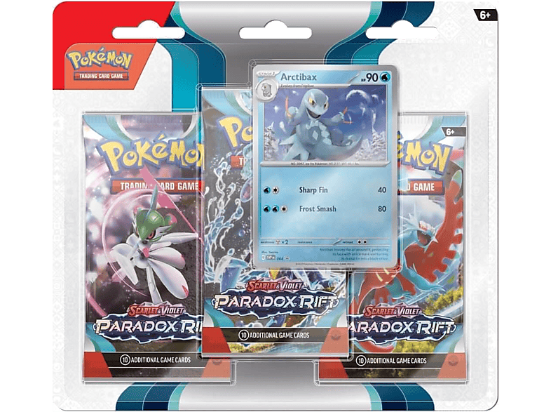 Magicbox Pokémon: Scarlet & Violet 4: Paradox Rift - 3-pack blister