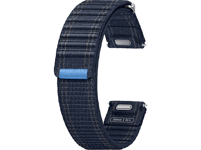 Samsung Fabric Band Para Samsung Galaxy Watch7 Tela y Velcro Fácil ajuste Talla M/L Navy