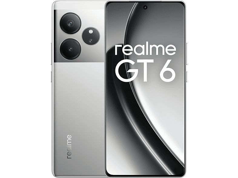 realme GT6 Fluid Silver 512 GB 16 GB RAM 6.78 FHD+ HDR 10+ Qualcomm® Adreno™ 735 5500 mAh Android
