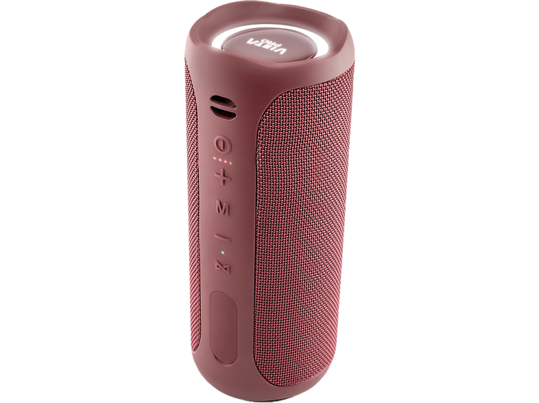 Vieta Pro Party 40 W True Wireless 10 hs IPX 7 Micrófono Granate