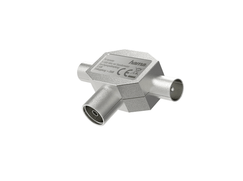 Hama 00205236 2x Coaxial 22 dB Plata