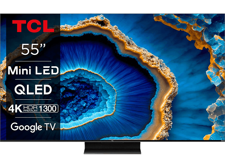 TCL 55C805 QLED 4K 144Hz Motion Clarity Pro Dolby Atmos Game Master Pro 2.0 Negro