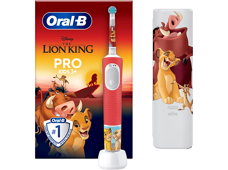 Oral-B Pro Kids El Rey León 2 modos Estuche de viaje Diseñado Por Braun