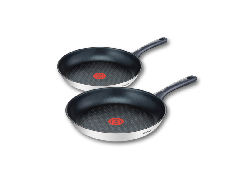 Tefal Daily Cook 2 sartenes 20 y 26 cm Antiadherentes Acero inoxidable