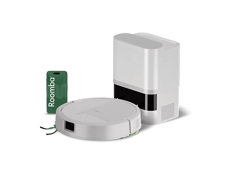 IRobot Roomba® 115 Combo base AutoEmpty™ 15 kPa 250min 63dB(A) Recarga y reanudación automáticas ClearView™ LiDAR Blanco