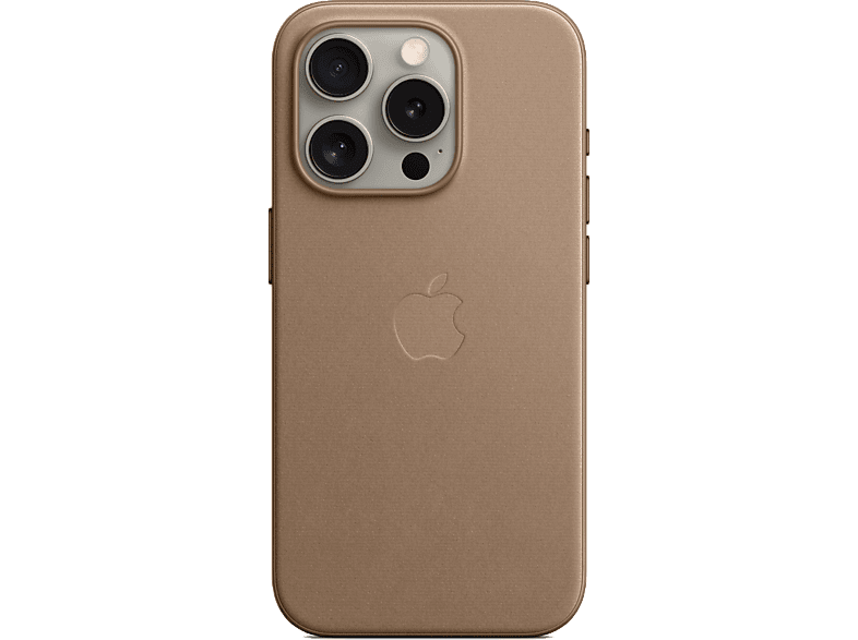 APPLE Funda de trenzado fino con MagSafe para el iPhone 15 Pro Marrón topo