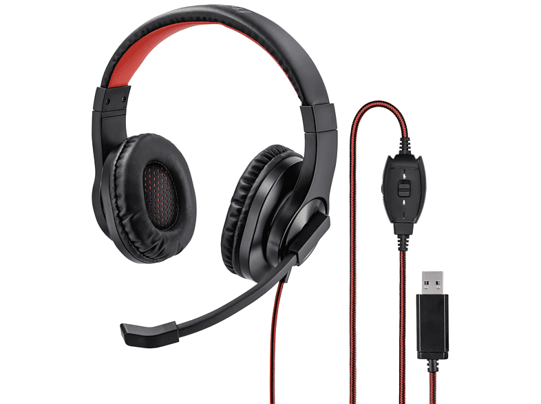 Hama HS-USB400 USB Para PC y portátil Micrófono Negro