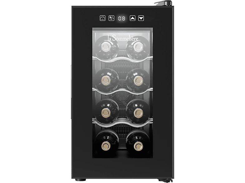 La Sommelière LS8H Termoeléctrico 8 botellas 65 W Iluminación LED 47.5cm 35 dB(A) Negro