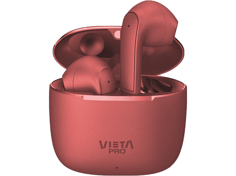 Vieta Pro Fit 2 Bluetooth 5.3 Touch Control Asistente de voz 20 h Rojo