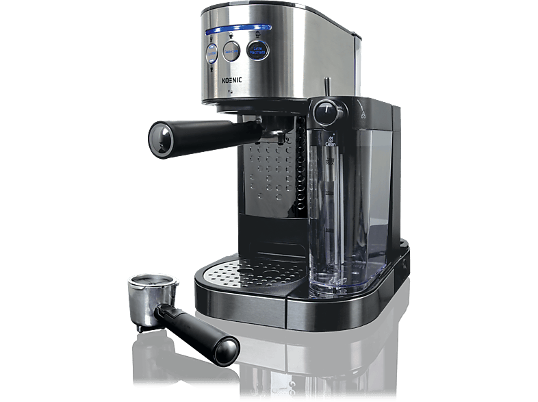 Koenic KEM 2024 M 20 bar 1470 W Función 2 Tazas Depósito de leche 700ml Inox