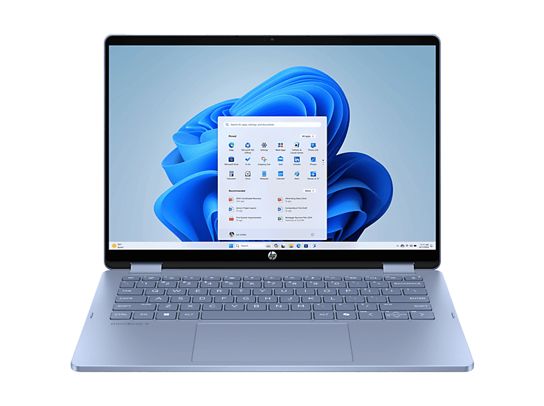 HP OmniBook 5 Flip 14-fp0006ns 14 2K Intel® Core™ i5-1334U 16 GB RAM 512 GB SSD Intel Iris Xe Windows 11 Home Azul