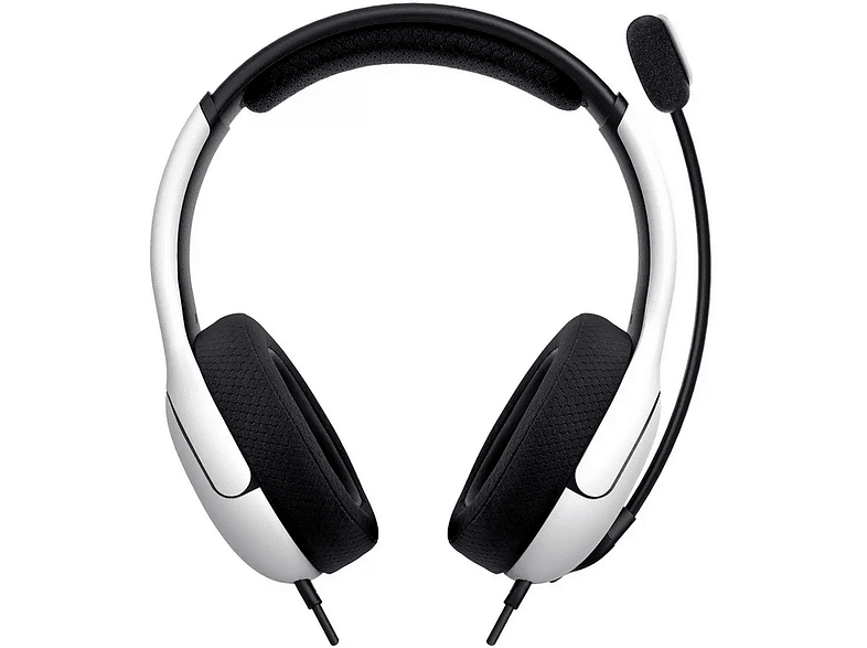 PDP LVL40 Wired Para PS4 PS5 Micrófono Blanco