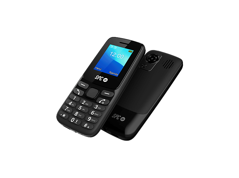 SPC Telecom Talk 2 Negro 128 MB 1150 mAh 9 Memorias Rápidas 4G Linterna Cámara Radio FM Manos Libres Vibración