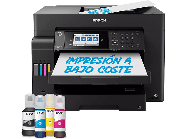 Epson EcoTank ET-16605 Fax Pantalla táctil LCD A3 Wi-Fi Negro