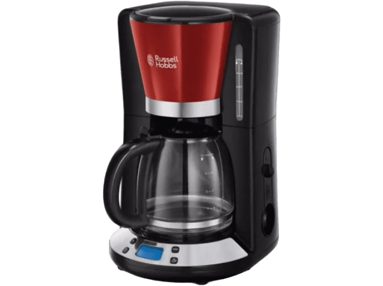 Russell Hobbs Colours Plus 24031-56 1100 W 1.25 l Función Pause and Pour Negro/Rojo