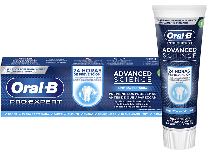 Oral-B Advanced Science Limpieza Profunda Pasta Dentífrica Sabor hierbabuena 75 ml