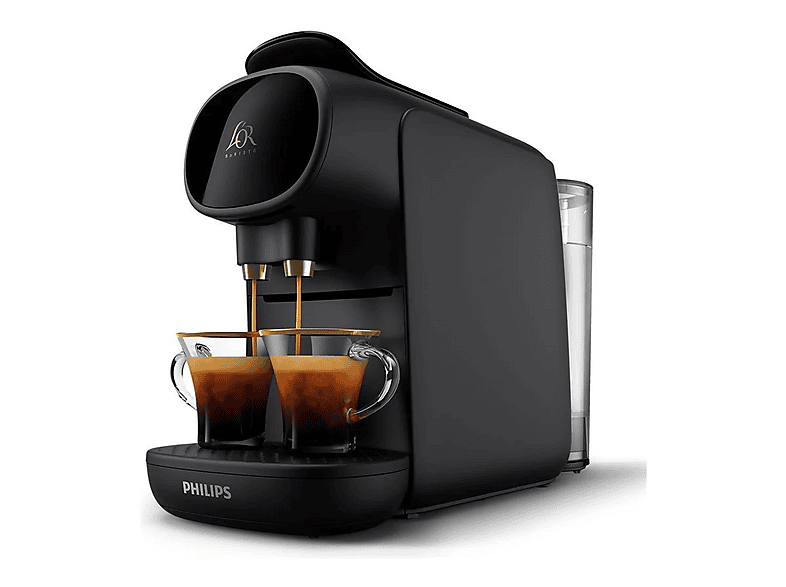 L’OR Barista Sublime LM9012/65 + 50 cápsulas Sistema antigoteo 2 tazas Presión 19 bar 0.8 l 1450 W Piano Noir