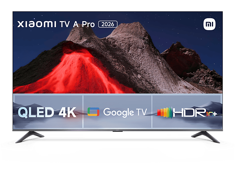Xiaomi 55 A PRO QLED 4K Quad cortex A55 Smart TV Google TV Negro