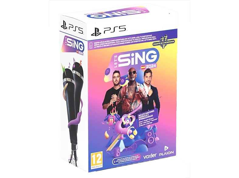 PS5 Let´s Sing 2024 + 2 Micro