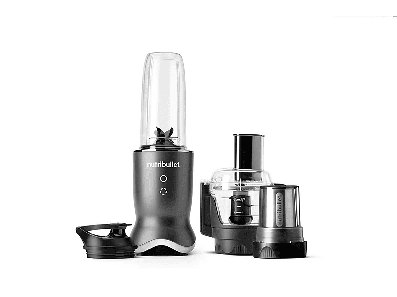 nutribullet Ultra Plus+ Sistema 3 en 1 compacto 1200 W 0.9 l Procesador de alimentos Molinillo Batidora Gris oscuro