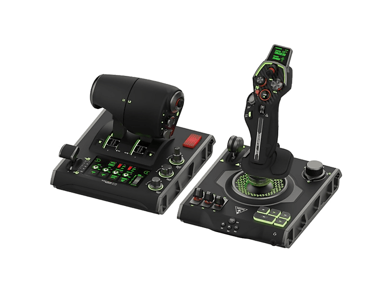 Turtle Beach VelocityOne Flightdeck Flight Touch Display y HUD OLED Personalización extrema de controles Negro