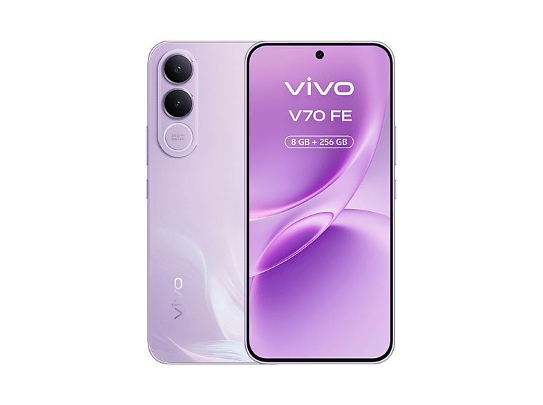 vivo Bundle V70 FE Muse Purple 256GB 8GB RAM 6.83 AMOLED Dimensity 7360-Turbo 7000 mAh