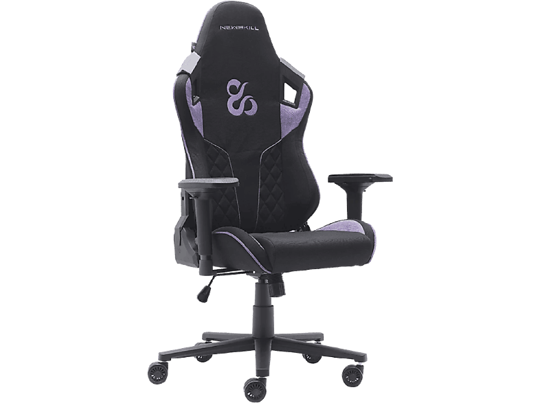 Newskill Takamikura V2 Reposabrazos 4D Tela Transpirable Cojines Lumbar y Cervical Reclinable en 180º Hasta 136 kg Morado
