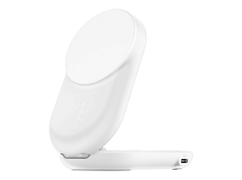 Belkin WIZ039kqWH Compatible con dispositivos con tecnología Qi2 de 25 W Carga inalámbrica Blanco