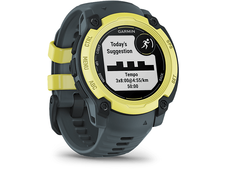 Garmin Instinct E Amarillo 40mm  0.86 Dos Cristales Silicona 10 ATM Garmin Connect™ 14 días Autonomía