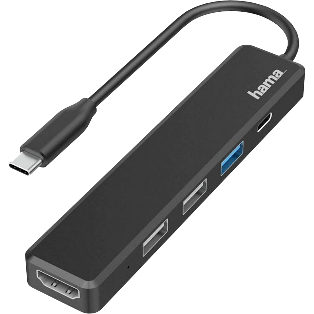‎Hama 00200117 5 Gbps 5 puertos Universal Negro