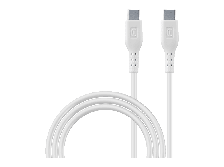 CellularLine USBDATA100C2C5A1MW USB-C - USB-C 1.2 m 100W Carga Rápida Blanco