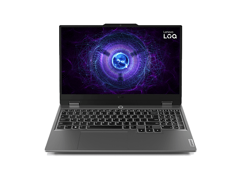 Lenovo LOQ 15IAX9 15.6 Full-HD Intel® Core™ i5-12450HX 24GB RAM 512GB SSD GeForce RTX™ 4050 Sin sistema operativo Gris