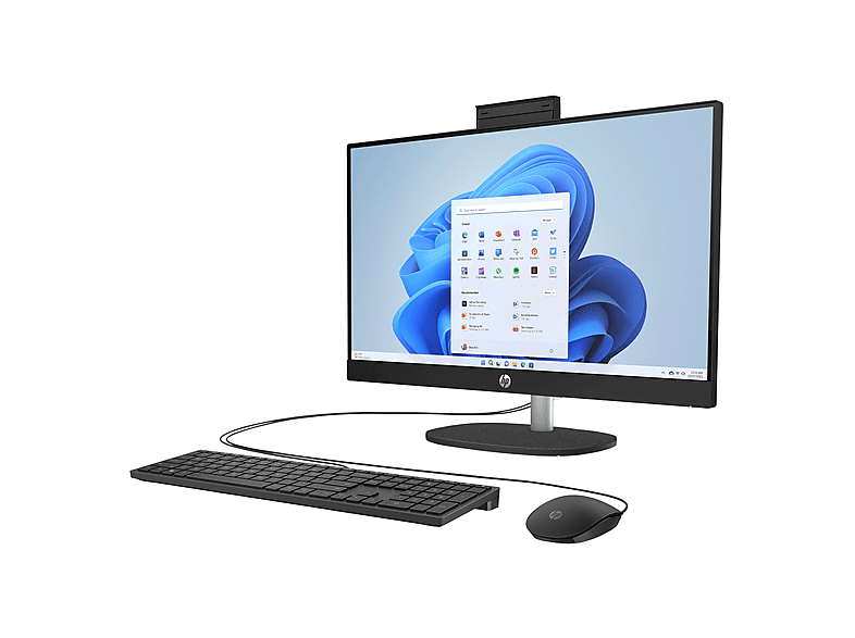 All in One-HP 27-cr0108ns 27 Full HD AMD Ryzen™ 5 7520U 16 GB LPDDR5 512 GB SSD Gráficos AMD Radeon™ Integrados Sin Sistema Operativo Blanco