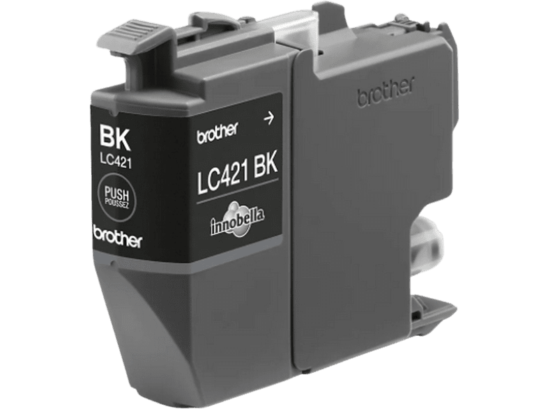 Brother LC-421BK Tinta negra Rendimiento de hasta 200 páginas Negro