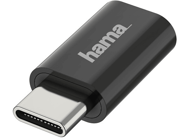 Hama 00200310 USB-C Micro USB 480 Mbit/s Negro