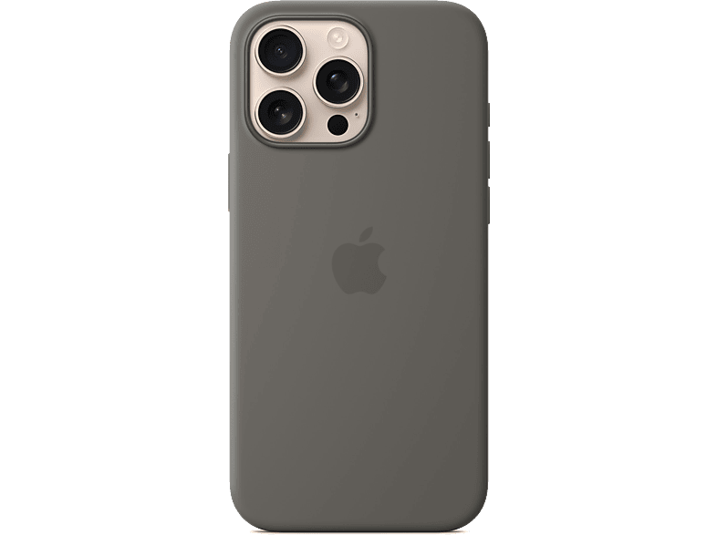 Apple Funda de silicona con MagSafe para iPhone 16 Pro Max Gris piedra