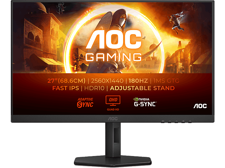 AOC Q27G4XF 27 QHD 180 Hz 1 ms GtG IPS Adaptive Sync Antibrillo