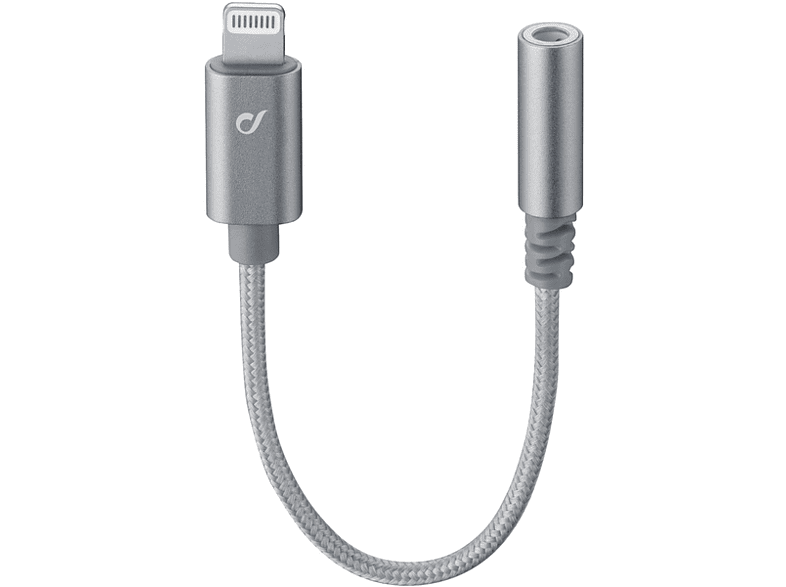 Cellular Line Music Enabler Conector Lightning a jack 3.5 mm Plata
