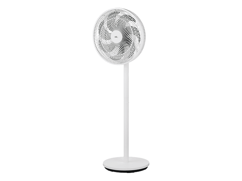 ok. OSF 354526 ES 45W 3 Velocidades Pie/Mesa Oscilación Altura Ajustable Blanco