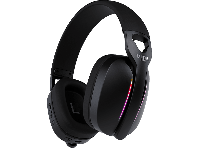 Vieta Pro Nova Circumaurales Bluetooth 40h Autonomía Super baja latencia LEDs RGB Multiplataforma Negro