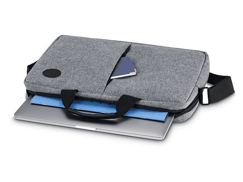 Hama Genua Para PC de 15.6 Poliéster Bolsillo Frontal Compartimento Principal Reforzado Gris
